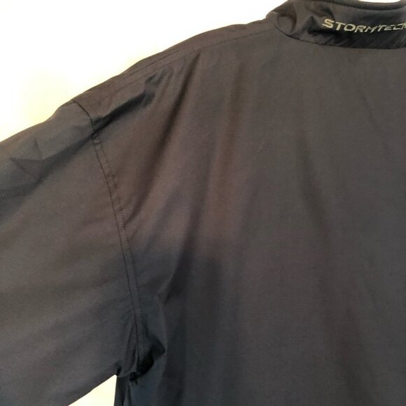 NWT Stormtech Performance Navy 1/4 Zip Windbreaker Jacket Mens  XS - Picture 10 of 16